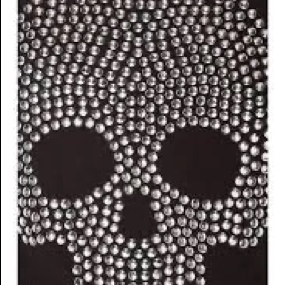 Lauren Moshi Deanna Nailhead Skull Studded Skull Mini Shirt Dress Black Onyx S - Picture 3 of 5